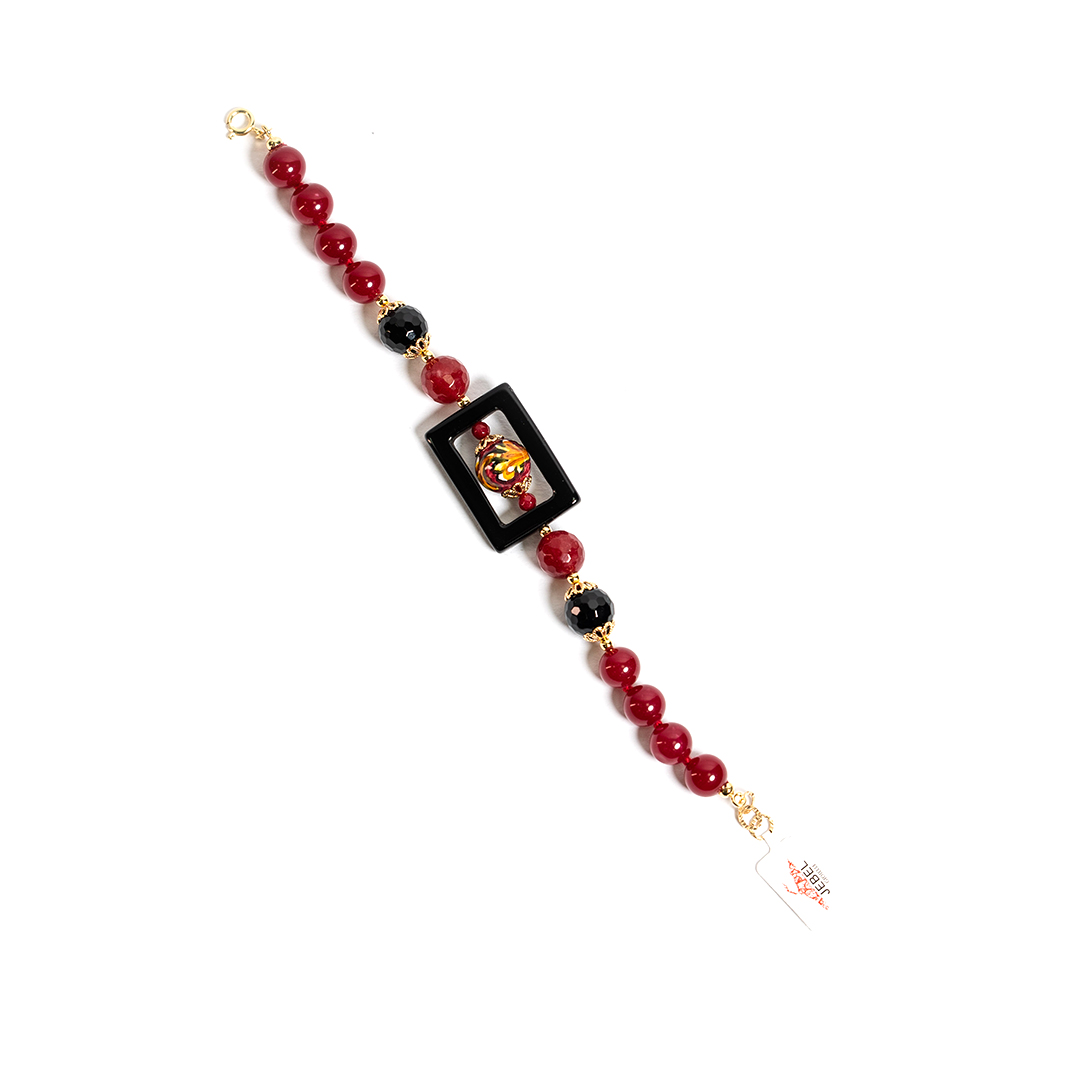 Bracciale Agrigento rosso