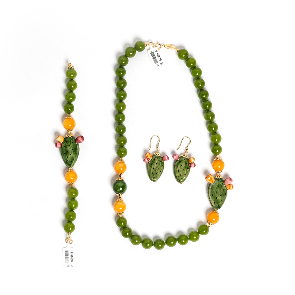 Parure fichidindia verde