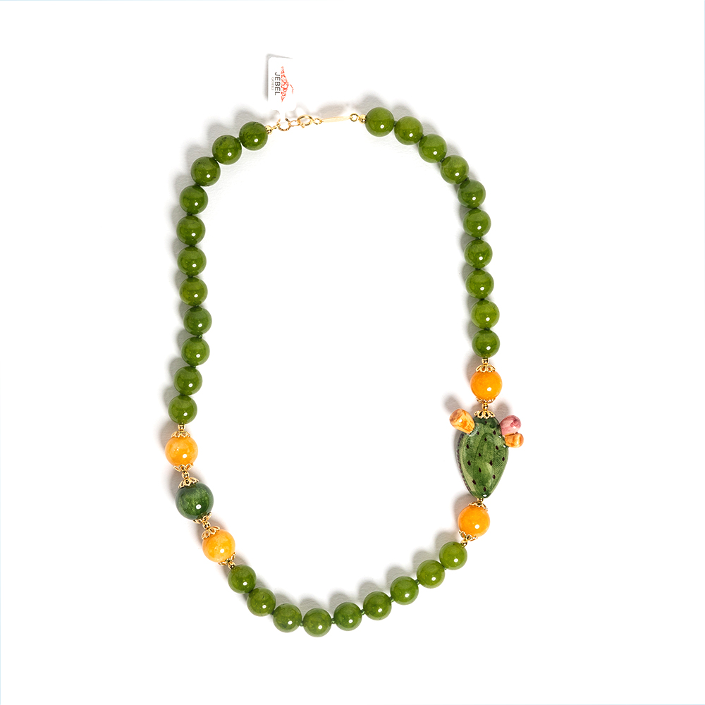 Collana fichidindia verde